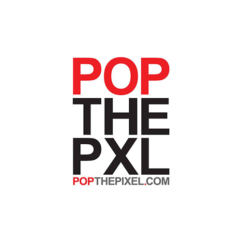 Pop The Pixel Sponsor logo design