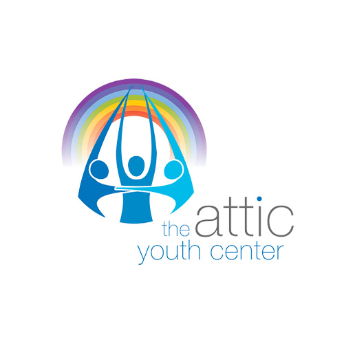 The Attic Youth Center logo design