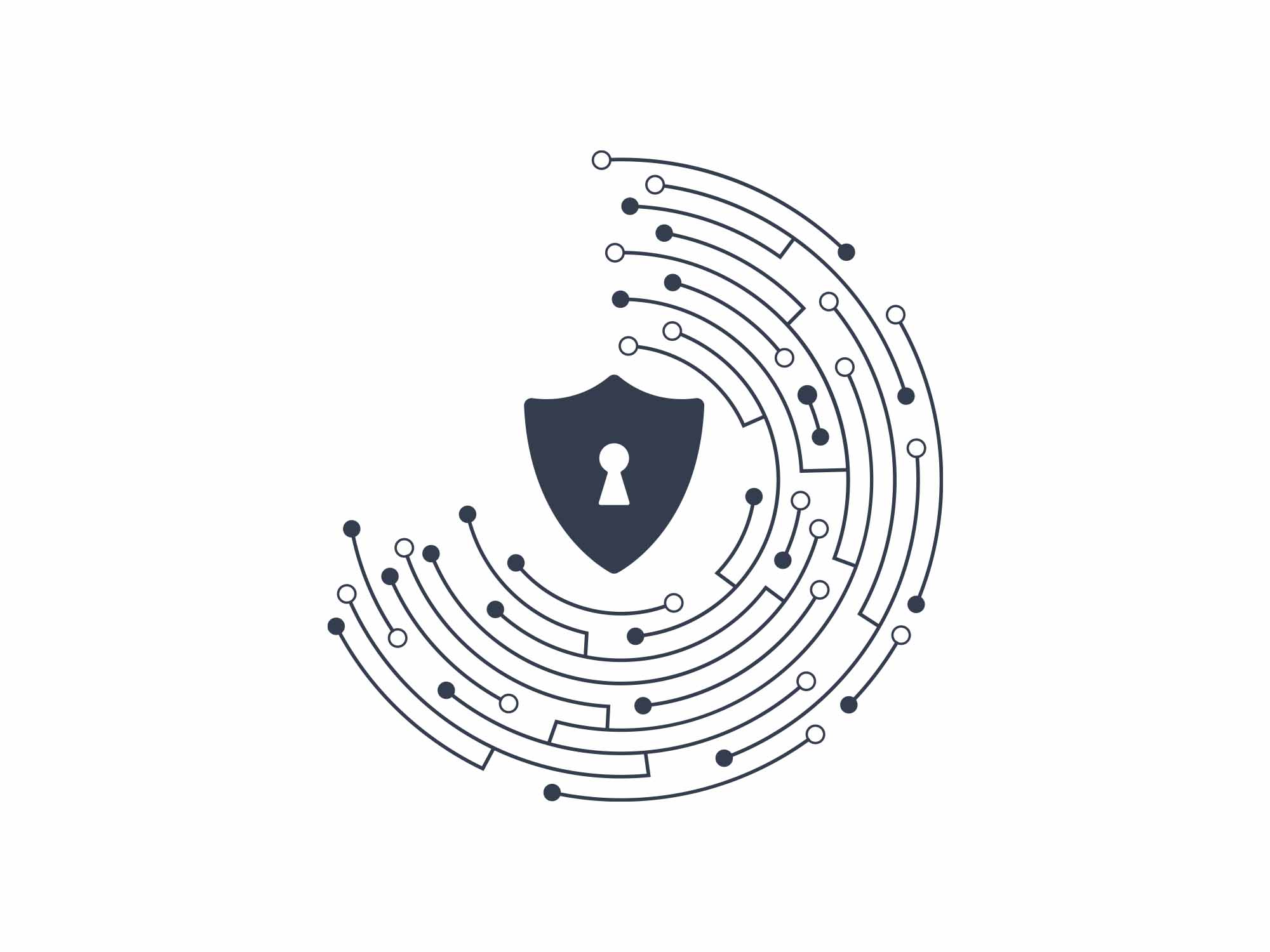 Icon representing website security after critical PHP vulnerability.